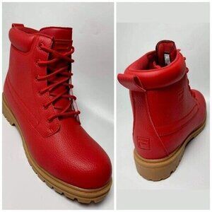 Men's Fila Edgewater  Red | Gum Boots